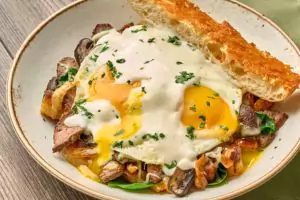 Steak and Eggs Hash
