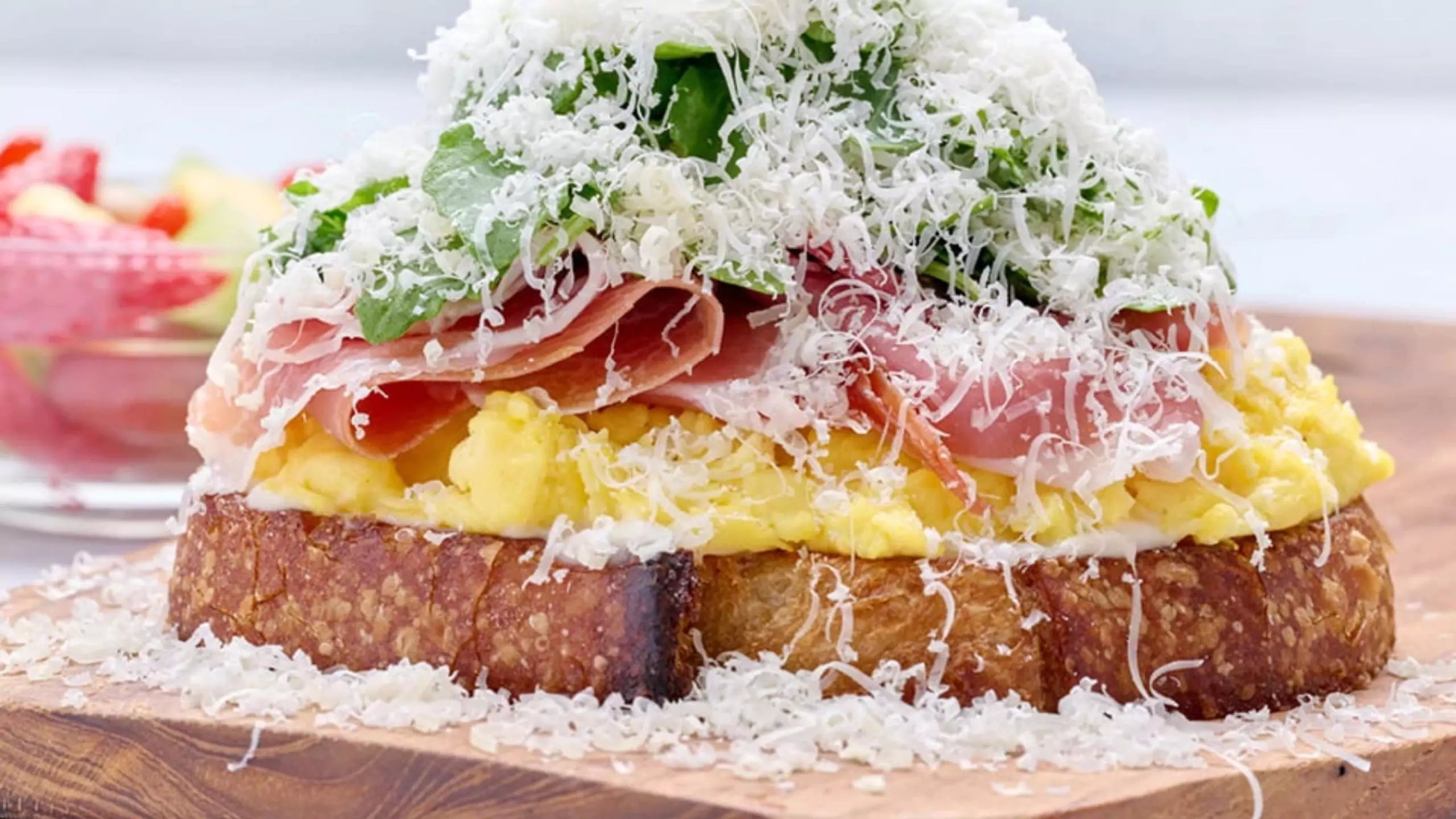 Parmesan Prosciutto Toast