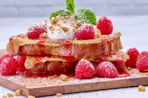 Raspberry Ricotta French Toast
