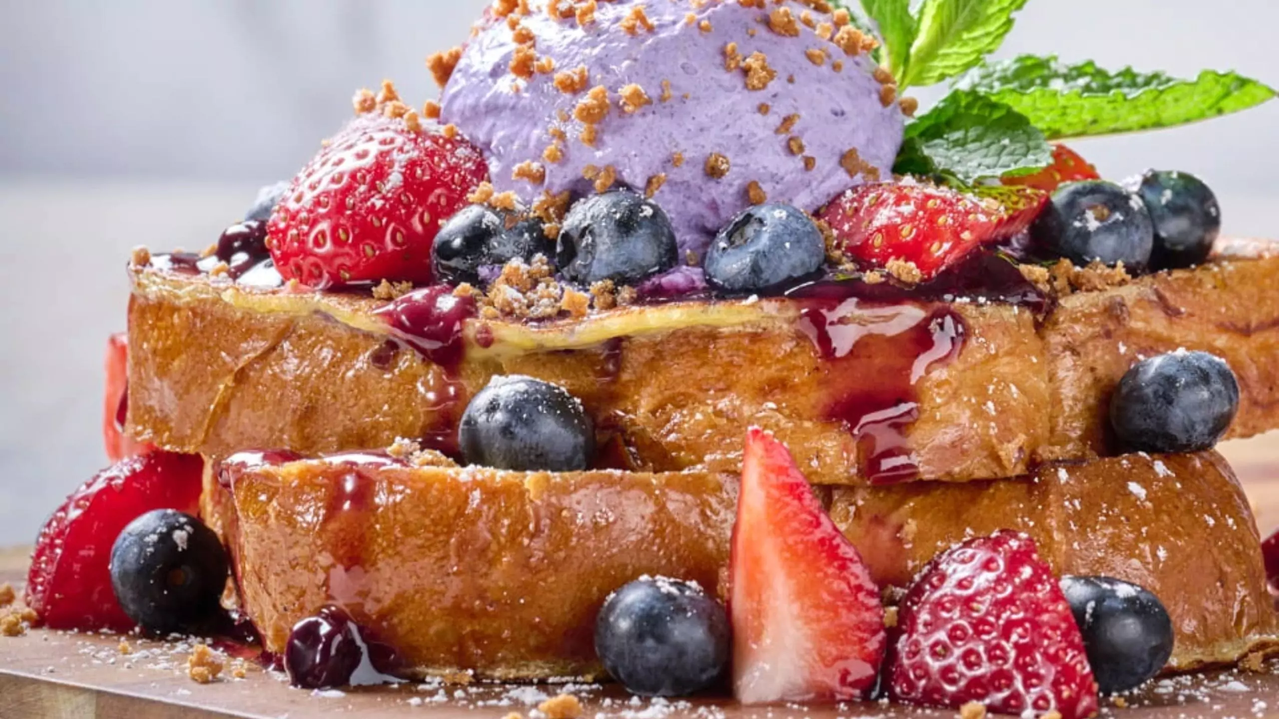Wild Berry Lavender French Toast